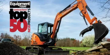 ZX50U-5N Compact Excavator Named Most sensible 50 Product by way of Apparatus Nowadays