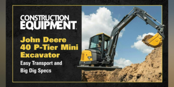 John Deere 40 P-Tier Compact Excavator: Specifications, Options, and Video Walkaround
