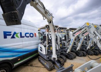 Falco Development In UK Takes Supply of 15 Takeuchi Electrical Mini Excavators