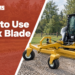 The right way to Use a Field Blade to End a Gravel Driveway – Skid Steers Direct