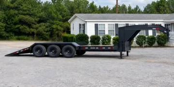 How Does a Gravity Tilt Deck Trailer Paintings for Loading?