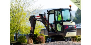 Volvo CE unveils 100% electrical compact excavator prototype